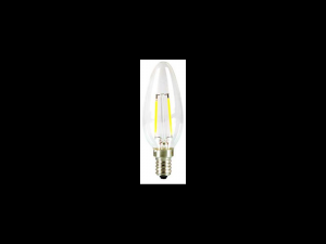 Bec LED Filament,2 w,E14,lumina calda,bulb sticla tip lumanare