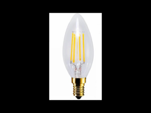 Bec LED Filament,4 w,E14,lumina rece,bulb sticla tip lumanare
