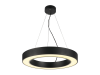 Lampa suspendata, lustra MEDO RING 60 Pendant, black pendant, LED, black, A&#152; 60 cm, incl. LED driver,