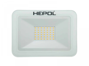 Proiector LED HEPOL IPRO MINI, IP65, 30W, alb, lumina calda