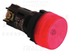 Lampa de semnalizare,mat.plastic,rosie, in carcasa, fara bec NYGEV164PT 0,4A/250V AC, d=22mm, IP44