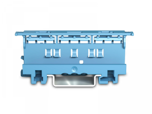 Suport sina Din pentru cleme Wago seria - 4 mmA&sup2;; for DIN-35 rail mounting/screw mounting; blue