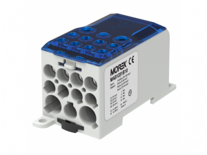 Distribuitor OJL280A blue in 1xAl\/Cu120 out 2x35\/5x16\/ 4x10mmA&sup2; Distribution block