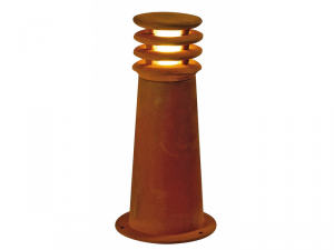 Lampa podea, RUSTY A&reg; Lampadare 40, stand de podea rugina in aer liber, cu LED-uri, 3000K, otel rotund, ruginite, A&#152; / H 19/40 cm,