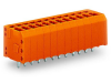 PCB terminal block; 1.5 mmA&sup2;; Pin spacing 3.81 mm; 3-pole; CAGE CLAMPA&reg;; 1,50 mmA&sup2;; orange
