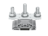 Stud terminal block; lateral marker slots; for din-rail 35