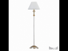 Lampa de podea Firenze mica, 1 bec, dulie E27, D:420 mm, H:1650 mm, Alb