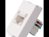 Priza telefon rj45 cat 5e  alba  1