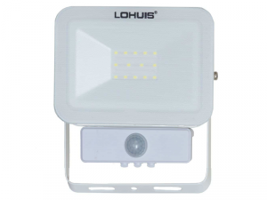 Proiector LED LOHUIS IPRO MINI cu senzor miscare, IP65, 10W, alb, lumina rece
