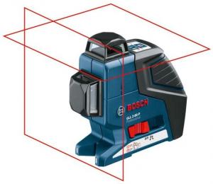 Nivela laser cu linii Bosch GLL 2-80 P + BM 1 + LR 2