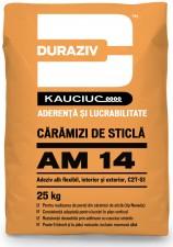 ADEZIV FLEXIBIL ALB PENTRU CARAMIZI DE STICLA DURAZIV AM 14 25KG