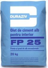 DURAZIV FP 25 GLET DE CIMENT ALB PENTRU INTERIOR 5KG