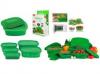 Caserole plastic stay fresh green containers