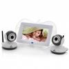 I305 monitor wireless baby 7 inch + 2 camere night