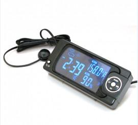 Termometru / higrometru / ceas auto display LCD CA071
