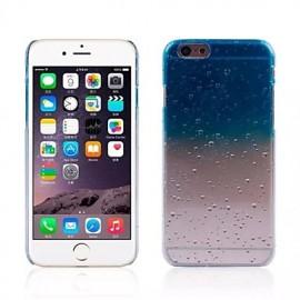 Carcasa (Protectie spate) Transparenta pentru iPhone 6 / 6S - Design special de picaturi de apa Albastru Deschis 126