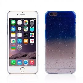 Carcasa (Protectie spate) Transparenta pentru iPhone 6 / 6S - Design special de picaturi de apa Albastru 125