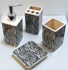 Set accesorii de baie din ceramica, 4 piese Model 001