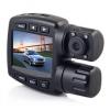 D6 - camera dual-lens dvr auto night vision, display 2.0" lcd, trafic,