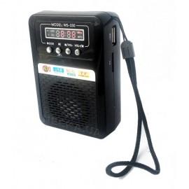Mini Boxa Portabila Cu MP3 Player si Radio Fm - Slot card si USB WS-330