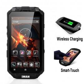 M598 Smartphone Rugged iMAN i3 Incarcare Wireless, Dual Sim, Display 4.3'' -  Quad Core CPU, Evaluare IP68 rezistent la apa, Camera 13MP, Smart -Touch