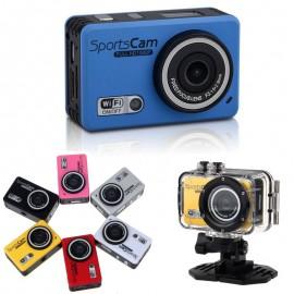 Mini camera sport rezistenta la apa, Full HD 1080P,30CPS, 5.0 MP, Wi-Fi cu telecomanda