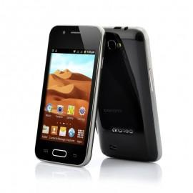 M393 Telefon "Black Sands" Budget Android - Display 4'', 1GHz CPU, Dual SIM, Bluetooth