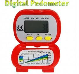 Pedometru multifunctional cu tabel pentru monitorizare calorii consumate