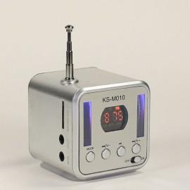 Mini Boxa Portabila Cu MP3 Player si Radio Fm - Slot card si USB KS-M010﻿