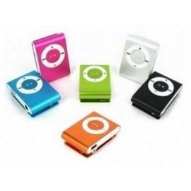 Mini MP3 Player Desing atragator. Culori: negru, argintiu, roz, rosu, albastru