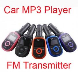 Modulator / Mp3 auto 12V/24V, Fm cu telecomanda, ecran LCD, USB si slot Card Portocaliu