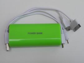 Baterie externa USB Verde Power Bank 5600mAh pentru telefon, tableta, iPod, mp3 player, iPhone, GPS, Samsung Galaxy S3 S4 Note 3 + 5 Mufe Cod 026