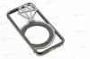 Rama de protectie / Bumper Elegant din Metal - Cu strasuri pentru iPhone 5 / 5S - 001