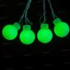 Instalatie de sarbatori cu LED-uri, 40 bulbi Cherry LED - Verde