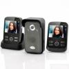 J98 Interfon Wireless Video pentru usa "SafeGuard Duo" - 2 Monitoare de 3.5'', Gama de transmisie 300m, Functie Foto si Video