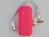 Baterie externa microusb roz power bank 5600mah