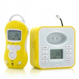 I386 Monitor Baby Wireless - 2 Cai Audio, Senzor de temperatura, Alarma Temperatura, Distanta 300m