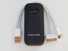 Baterie externa MicroUsb Neagra Power Bank 5600mAh pentru (Samsung si alte telefoane ) iphone 4, 4S, 5, 5s, si iOS 7 Cod 03