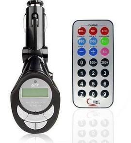 Modulator FM auto cu Telecomanda, Ecran LCD, Slot SD/MMC si Port USB