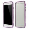 Rama de protectie / Bumper Transparent pentru iPhone 6 / 6S - Mov 096