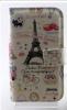 Husa Tip Portofel pentru iPhone 6 / 6S, Piele Ecologica, Magnetic, Imprimeu cu Turnul Eiffel - 018