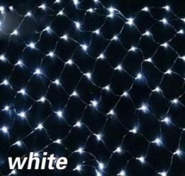 Instalatii Luminoase Craciun tip Plasa Prelungibila cu 100 LED Lumina Alba