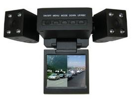 H3000 - Camera Supraveghere Auto Dublu Obiectiv. Display 2.0” TFT LCD, infrarosu, senzor miscare, martor accident