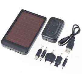 LH-SC01 - Baterie externa cu incarcator cu energie solara si baterie reincarcabila polimer 2600 mAh pentru telefoane mobile MP3 MP4 PDA