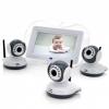 I337 monitor baby wireless digital 7 inch + 3 camere