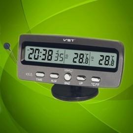 Termometru Auto - interior / exterior - Ceas, alarma - VST-7045