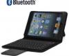 Husa neagra din piele cu tastatura Bluetooth Portfolio pentru iPAD Mini
