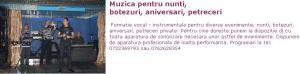 Asiguram muzica formatie Dj sonorizari profesionale pentru nunti aniversari botezuri ocazii speciale in Bucuresti