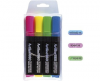 Textmarker artline 660, varf tesit 1.0-4.0mm, 3 culori/set -