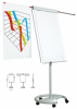 Flipchart magnetic, 105 x 70 cm, cu brate laterale,